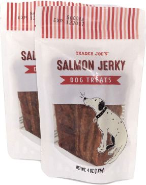 Salmon Jerky Dog Treats from Trader Joe's | Aussiedoodle Adventures