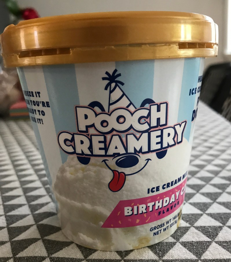 Dog Ice Cream Birthday Cake Flavor